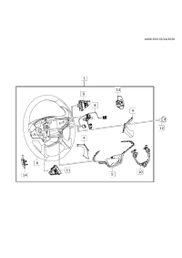 26327936-Steering wheel (incl 4-6,8-11,13, 14)