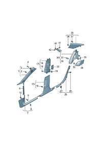 4KD867233A-Trim-a pillar