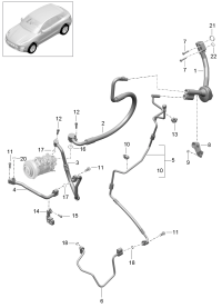 95B260701A-Coolant hose Deprecated parts