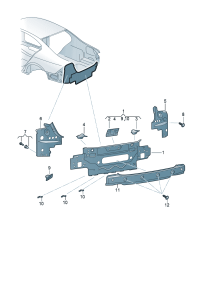 3GG813301-Panel, rear end D  -30.08.2020