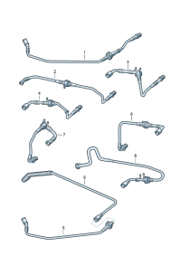 7M3611931AB-W/check valve Pipe, vacuum