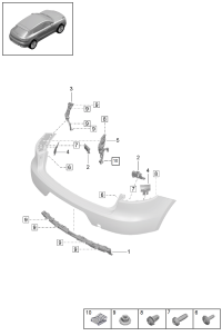 95B807572D-BRACKET,HARNESS