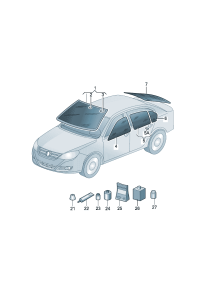18D845011T-Windshield (laminated glass), Belt stripe and carrier no.7 Windowed   For vehicle models w