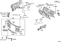 532010C020-SUPPORT SUB-ASSY, RADIATOR