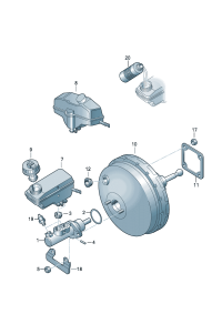 7M3611303-Brake fluid Tank
