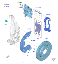 KL3Z2001A-Repair kit-caliper brake pad, warranty of conformity