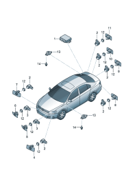 5QD919064G-Controlunit, parking