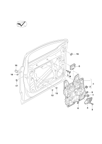 12D837461A-Window regulator without m