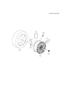 84638166-CAP-DISC WHEEL