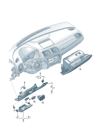 8U1863075A-Glove box (Driver seat) Add-contain position:
