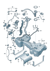 5Q0919087AH-Fuel pump Excludes: