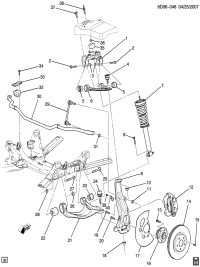 15219467-Bracket, fr. upper control (incl 2-6,35) (AC-DELCO #15219467)