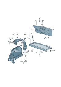 22D86776952Y-Luggage compartment Curtain assy-deep indium D -19.10.2020)