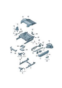 4KD881105-Tray assy Adj)