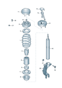 4K0413333-Strut mounting D  -24.05.2021
