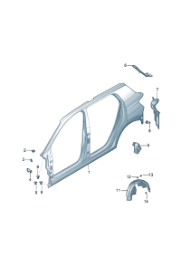 2GP809605B-Enclosure, side