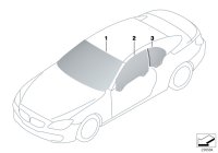 51317227330-Wedge, windshield green gray light