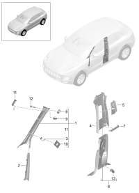 95B867233B-Trim-a pillar