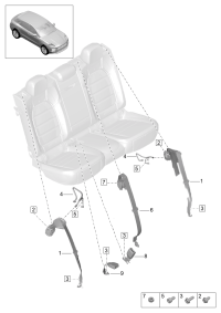 95B857754A-S/belt lock assy