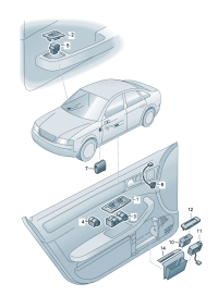 4B1959521-Bracket, instrument panel mounting