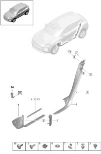 95B863483K-Trim-a pillar