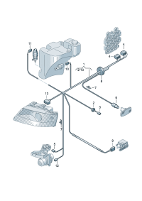4C1971075C-Harness-illumination F 4B-2-026 020 *