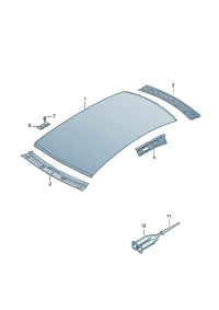 8R0817017-Roof panel Opening