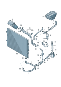 4G0122109F-WATER HOSE