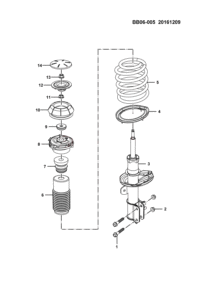 23942864-Shock absorber assy-frt lh