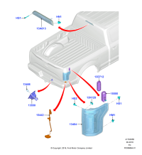 HL3Z13404A-lamp assy