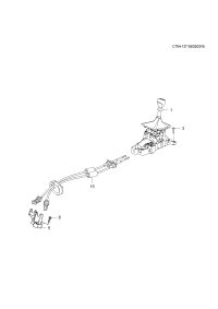 24102402-Manual transmission control (w/shift mode) (used after 2010-03-02) (1st design see 9039024)