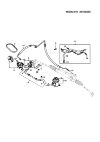 24564619-Hose assy-p/s inlet