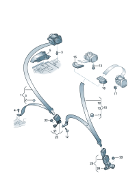 8WD857805A-S/belt assy -3 Atm & s/belt tensioner  D  -18.05.2020