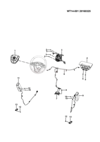 23511547-Module assy-driver air bag