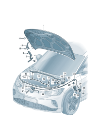 12G823302-LOCK ASSY, BONNET