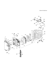24295695-Accumulator, a/t auxiliary oil (incl. 28,30-32) (service kit) (w/solenoid valve cap)