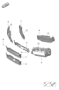 992807683D-GRILLE ASSY-REAR COOLER,OUTLET
