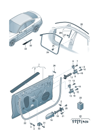8W8831051F-Door assy-rr, lh Location for common use:  D-18.12.2017