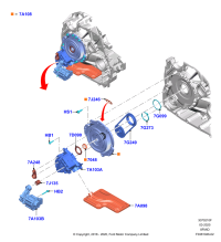 7T4P7K172AD-Strainer assy,?? MKX