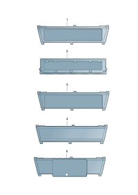 8E0807285K-Bracket, license plate