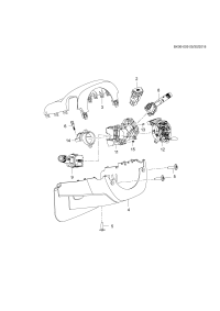 26246235-Switch, windshield wiper & washer