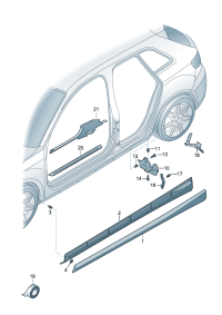 8V5853827A-WHEEL CAP-AUDI-Q7/TOUAREG