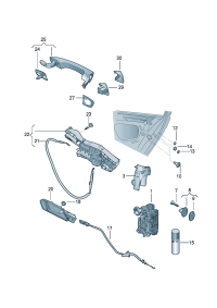 5NG837205N-Handle, outer