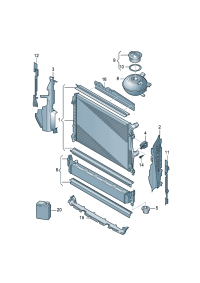 5CG121251-RADIATOR VW-BORA/AUDI/SKODA