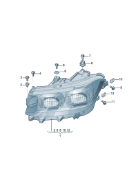 22G941035A-LED HEADLIGHT/718 BOXTER
