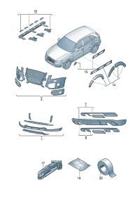 8R0071066A-Pedal Porsche panamera: