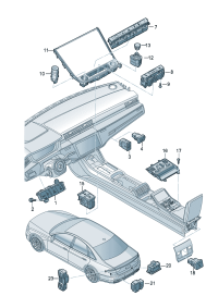 4N1941501C-Button module-lamp