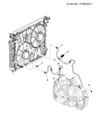 25927057-Tube, oil cooler inlet