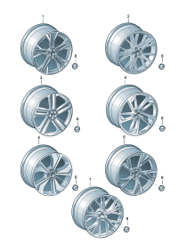 4K8601025Q-Wheel rim-aluminium alloy Add mark: Colour code: