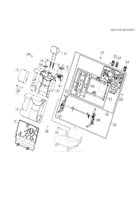 84652233-Handle, rear seat back latch release (EZE plastic handle)